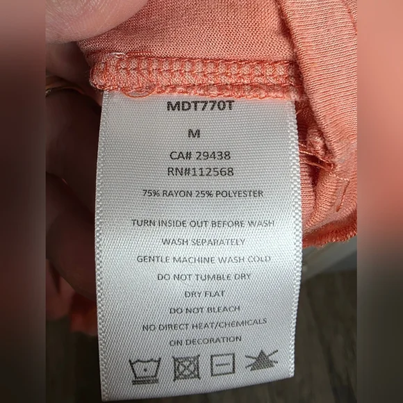 Miss Me Orange Embellished Sleeveless Tank Top - Picture 4 of 5